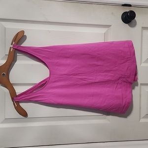 Pink sz LG cross back tank top